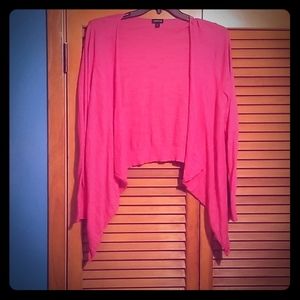 Torrid pink sweater jacket